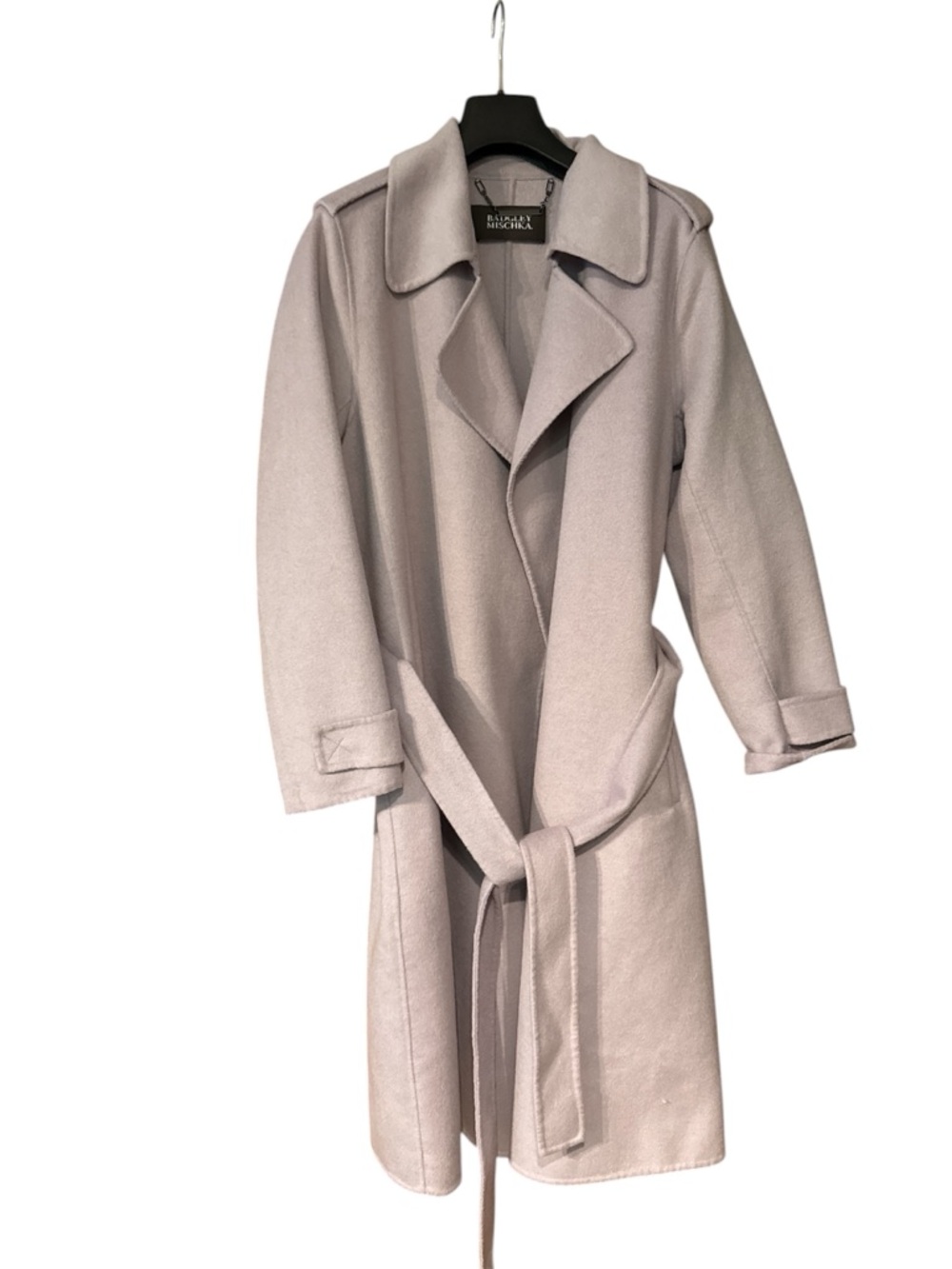 Badgley Mischka lavender Wool Coat